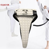 [tishita] Taekwondo Groin Protector PU Leather Crotch Support Guard for Kids Karate Grappling Protec