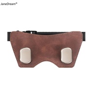 JaneDream Car Suede Leather Hook Sports Seat Back with Dual Hooks Integrated Vehicle Hook for Car St