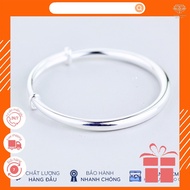 High quality 2-thread S99 silver bracelet for newborn babies with good luck and peace LTTE10 - Toan 