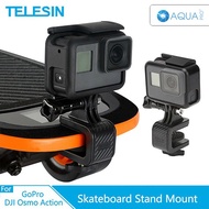 TELESIN GoPro Surfskate Skateboard Stand Mount Holder Clip สำหรับ GoPro, Action Camera ล็อคแน่น ติดตั้งง่าย ได้มุมมองใหม