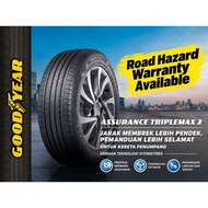 GOODYEAR TRIPLEMAX 2 185/55/15 185/55R15 1855515 185-55-15 185 55 15 TAYAR BARU NEW TYRE FREE PASANG
