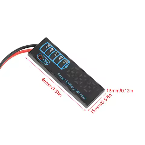 DC7-40V Battery Level Indicator 12V 24V 36V 48V Acid/Lipo Lithium Battery Capacity Board Voltage Bat
