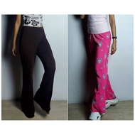 Lift A Pack Of 2 Long Pants Wide Leg Stretch Waist Used In Good Condition For 26 27 Hips About 34 35
