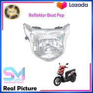 reflektor lampu depan motor honda beat pop