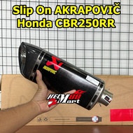 AKRAPOVIC Slip-On Exhaust for Honda CBR250RR Original SLOVENIA CBR 250RR Carbon