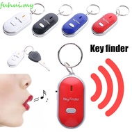 FUHUI LED Whistle Key Finder Pet Tracker Light Torch Keyring Flashing Key Locator Keychain Locator T