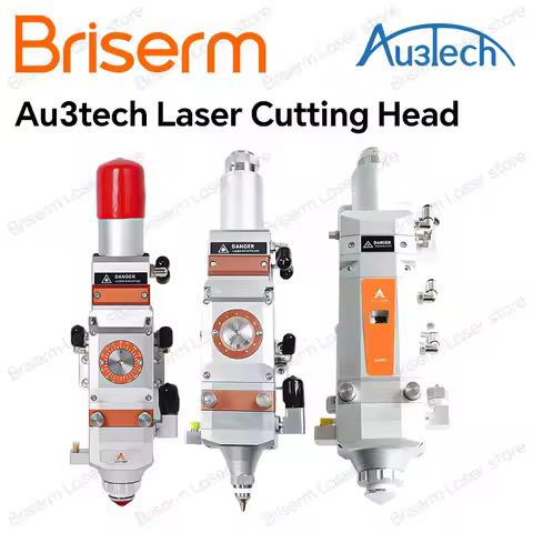 Au3tech Laser Cutting Head A200MS A130M A230E A300E A620E A650E Plane 3D Cutting 3KW 6KW for CNC Fib