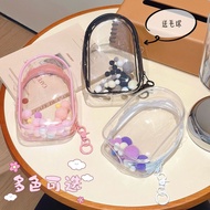 Labubu13/15cm棉花娃娃外出遛娃收纳防尘痛包pvc透明保护套Labubu13/15cm cotton20251109