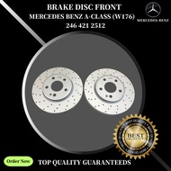 MERCEDES BENZ W176 A180 A200 W242 W246 B200 W117 FRONT BRAKE DISC ROTOR 2464212512