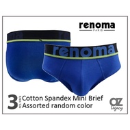 RENOMA Pro-Stretch 3 Cotton Spandex Mini Briefs (REM4513)