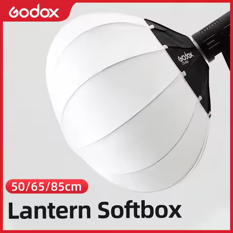 Godox CS-50D CS-65D CS-85D Lantern Foldable Quick-install Portable Round Shape Softbox Light for Bow