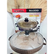 BULGOGI GRILL PAN 32CM + GLASS LID