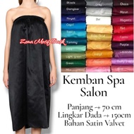 SALON SPA KEMBEN PLAIN SATIN VALVET MATERIAL QUEEN'S KEMBEN PLAIN KEMBEN