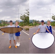Reflector, round reflector 60cm/80cm/110cm 2 colors in 1 gold/silver used to increase light for phot