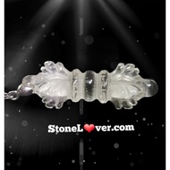 Clearquartz Clear Quartz Pendant Hanuman's Fangs