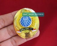 PIN ADVOKAT PERADI LOGO BARU / PIN PERADI MODEL OVAL MAGNET