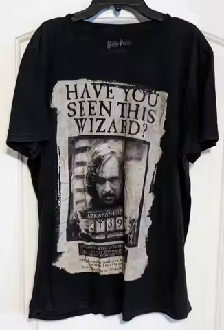 Sirius Black Have You Seen This Wizard Prisoner of Azkaban T Shirt XL