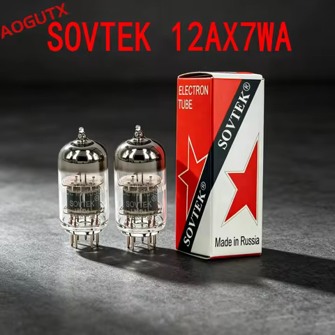 SOVTEK 12AX7WA 12AX7 Vacuum Tube Replace 6N6 7025 6N4 ECC83 12AX7 Tube Amplifier Kit DIY Audio Facto