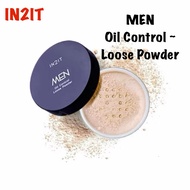 IN2IT MEN Oil Control Loose Powder 20g ~ 01 Natural / 02 Natural Beige