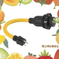 Nema 5-15P Male To L5-30R Female Power Adapter Cord,Generator 30 Amp To 15Amp Household Adapter Cabl