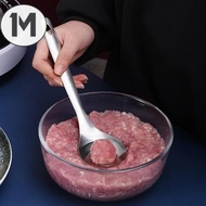1M Stainless Steel Croquettes Meatball Spoon Mold Non-stick Maker Meat Press Tools Creative Kitchen 