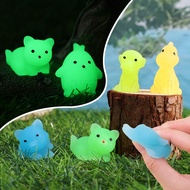 [Featured]Luminous Squishy Toy Cute Animal Decompression Toys Glow in The Dark Kawaii Mochi Stress Relief Toys Kids Funny Soft Sticky Squeeze Toys Children Party Favors