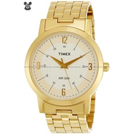 TIMEX TI000T10200 Men's Analog Watch Classics 3-Hands 39mm SS Bracelet Gold *Original