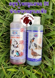 วิตามินบำรุงรักษานกชนิดน้ำ (วิตามินน้ำเขียวสมุนไพร) (สมุนไพรรักษาตาน้ำแดง)(1 ขวด 200 ml)