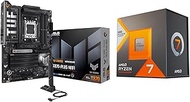 ASUS TUF Gaming X870-PLUS WiFi AMD Ryzen AM5 Compatible with X870 Chipset ATX Motherboard + AMD CPU 