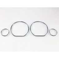 Chrome Dashboard Gauge Ring Set For VW Golf Jetta Vento MK3 / Golf MK4 Cabrio 1998-2002 / Polo MK4/6