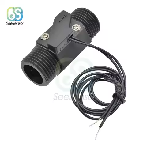 AC 220V 3A Magnetic Plastic Water Flow Sensor Switch G1/2 for Laser Welding Cutting Machine 5L/min 1
