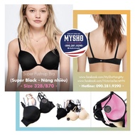 [32B/B70] Super Black Bra - High Lift, Shaping Line