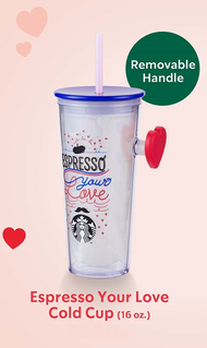 Starbucks Thailand Valentines Day Meet Me In Paris 2022 Starbucks Espresso your Love Cold Cup 16oz.
