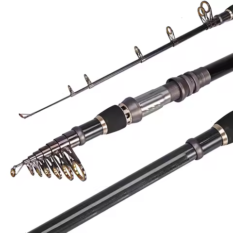 Carp Fishing Rod 1.8M 2.1M 2.4M 2.7M 3.0M 3.3M Carbon Fiber Telescopic Spinning Hard Fishing Pole