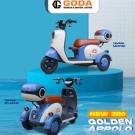 GODA GD-300A NEW GOLDEN APOLLO SEPEDA LISTRIK 3 RODA TERBARU DARI GODA GD300A
