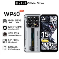OUKITEL WP60 5G 48GB+512GB​​  7.2“ FHD+ 120Hz Resfersh Rate Display 108MP+32MP 5G smartphone 10000mA