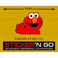 STICKER CUTTING CUSTOM ELMO DESIGN