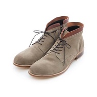 ARGIS皮革底雙色拼接沙漠靴 #42215駝色 -日本手工製