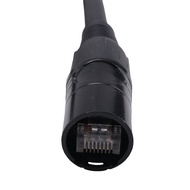 GO Auto-2X CAT6 Ethercon Cable EtherCON-Compatible RJ45 Connector for Studio Setups Touring Stage Pr