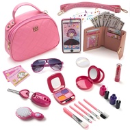 Play Purse for Little Girls, Pretend Makeup Toys for Toddlers 3 4 5 6 7 Years Old, Toddler Purse wit