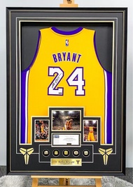 Kobe Bryant 親筆簽名球衣PANINI證書連裝裱