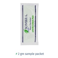 Sombra Warm Therapy Pain Relieving Gel Samples 2g, Alcohol-free, Non-greasy, Non-staining Formula