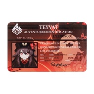 Genshin Impact Anime Identification ID Card PVC Photocard Figure Cosplay Collection Card