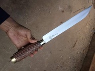 Pisau Baja Asli Sembelih Sapi Super Tajam Daging Seset Kulit