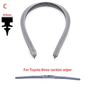 Windscreen Wipers Insert Rubber Strip Refill Car Accessories Toyota corolla rav4 camry prius hilux avensis verso Yaris auris 1Pcs