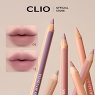 [CLIO - NEW COLOR] VELVET LIP PENCIL SET 14 HAZELNUT TAUPE - 1.45g ㅣ Lip Liner, Smooth and Easy to d