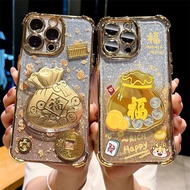 NEW YEAR Good Lucky Bag Money Bag 3D Phone Case For OPPO Realme C21 C21Y C11 C30S C15 C33 C20 5 5S 5