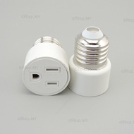 E26 E27 to EU US Plug LED Lamp Bulb Socket Screw Lighting E27 Plug Socket Light Holder Light Fixture