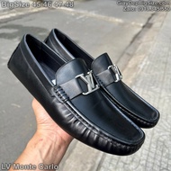 Lv Monte Carlo Leather Shoes, Large Loafers 45 46 47 48 For Men With Big Feet And Fat Feet. Big size handmade moccasins for wide feet