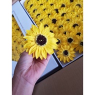 Scented wax sunflowers, 5-10 flower heads